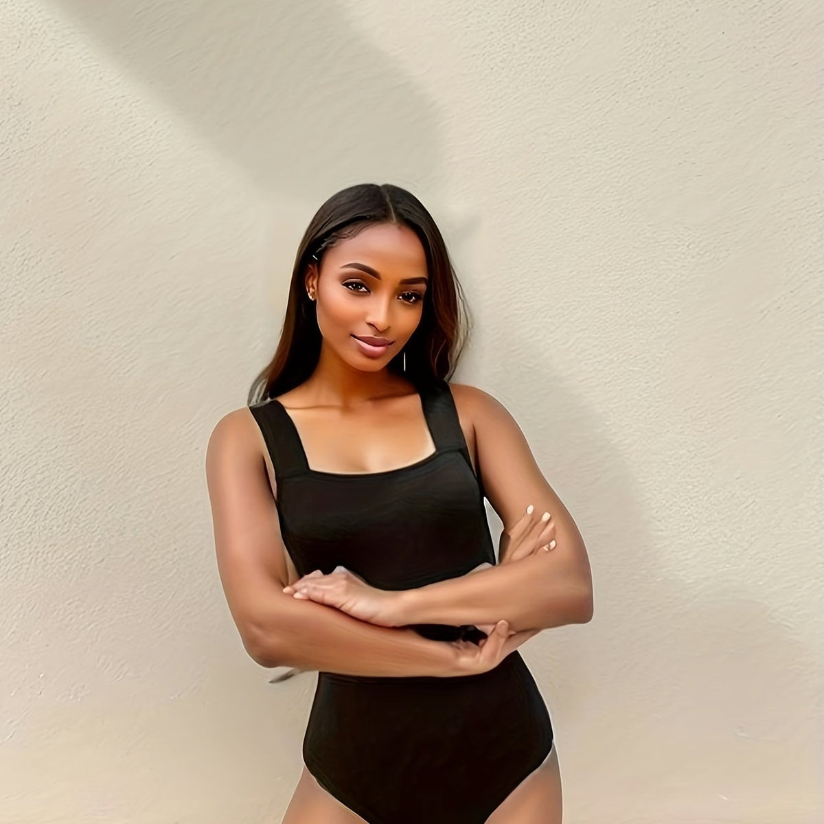 Seamless Tank Shaping Bodysuit Tummy Control Slimmer Sleeveless Body Shaper