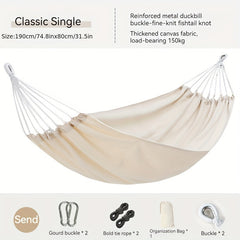 Outdoor Swing Camping Hammock Single/Double Indoor Dorm Hammock