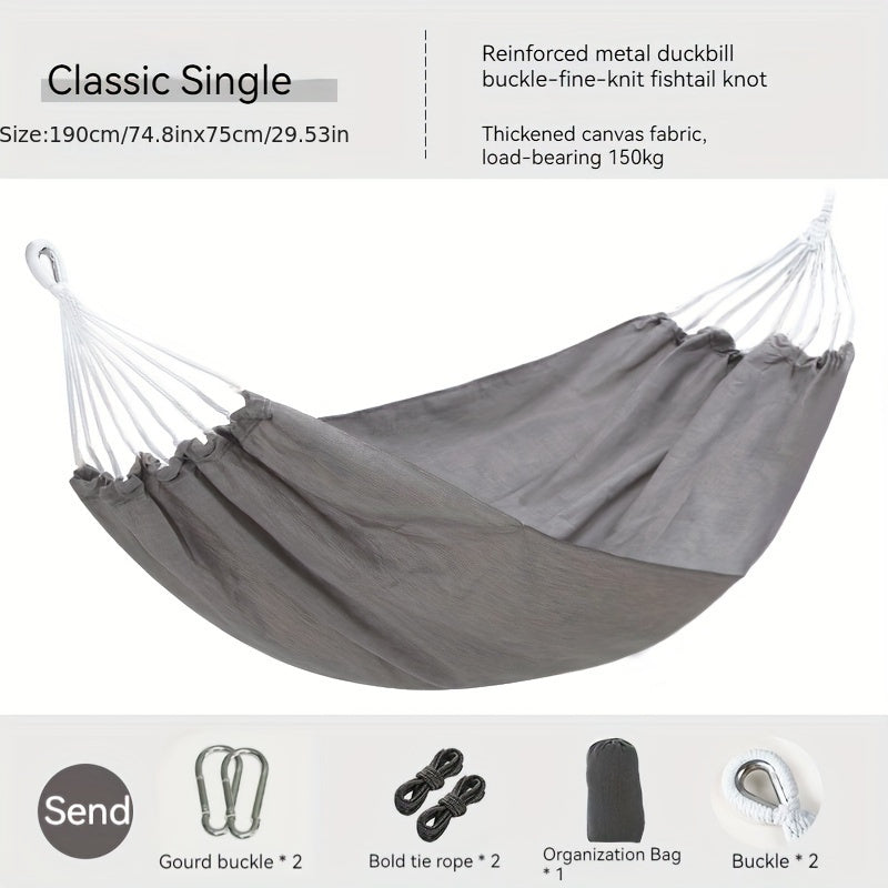 Outdoor Swing Camping Hammock Single/Double Indoor Dorm Hammock