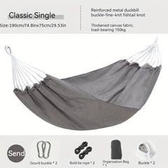 Outdoor Swing Camping Hammock Single/Double Indoor Dorm Hammock