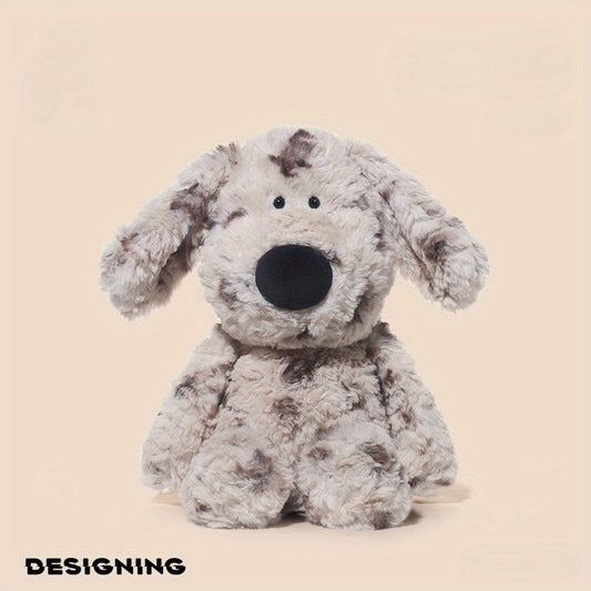 Plush Dog Toy Brown & Spotted Fun Stuffed Animal
