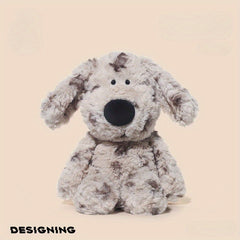 Plush Dog Toy Brown & Spotted Fun Stuffed Animal