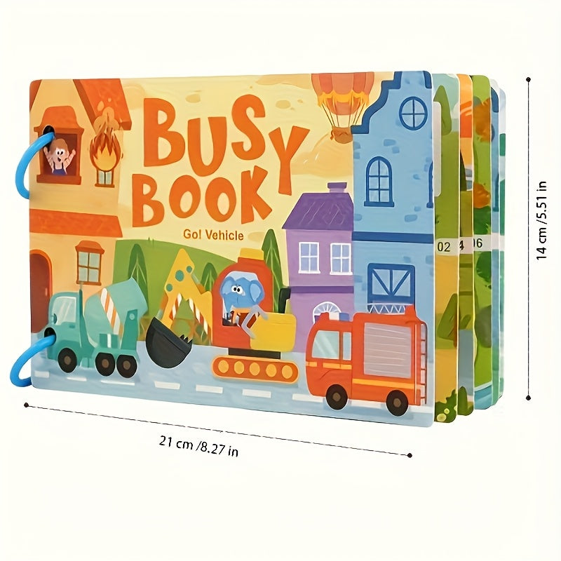 Dino & Farm Busy Book for Kids 3 Interact Quiet Activity