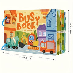 Dino & Farm Busy Book for Kids 3 Interact Quiet Activity