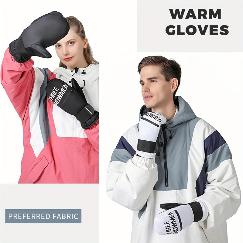 Winter Windproof Waterproof Gloves with Screen Touchable