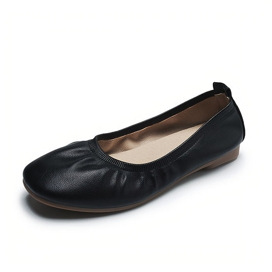Women's Soft Sole Flat Shoes Faux Leather Ballet Shoes