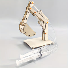 DIY Wooden Excavator Kit STEAM Educational Science Experiment Assembly