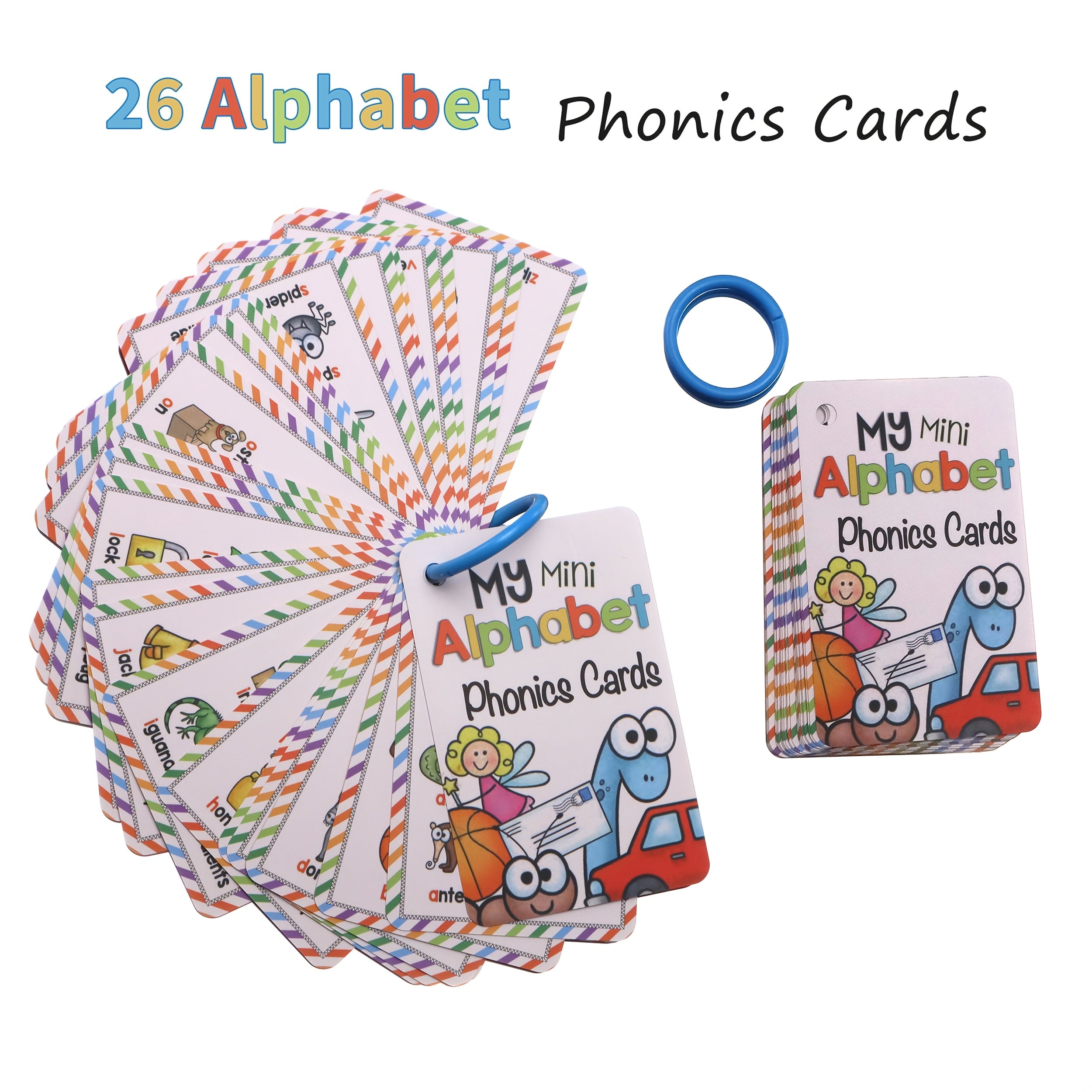 Phonics Flash Cards for Kids Ages 3-6