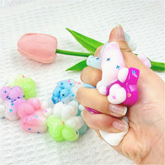 6pcs Colorful Cat Paws Squeeze Toys for Parties