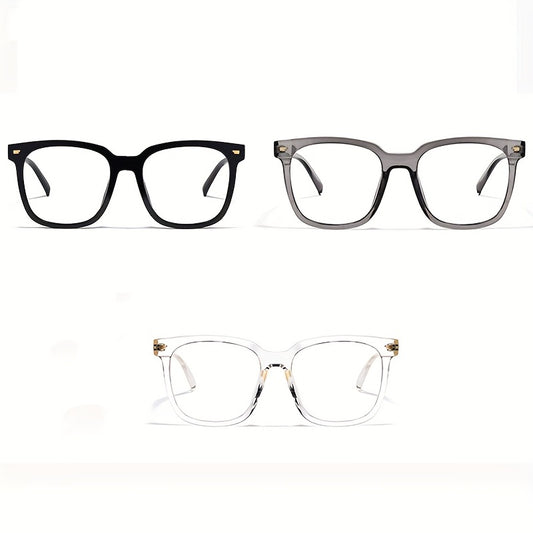 3Pcs Light Blocking Glasses Oversized Grey