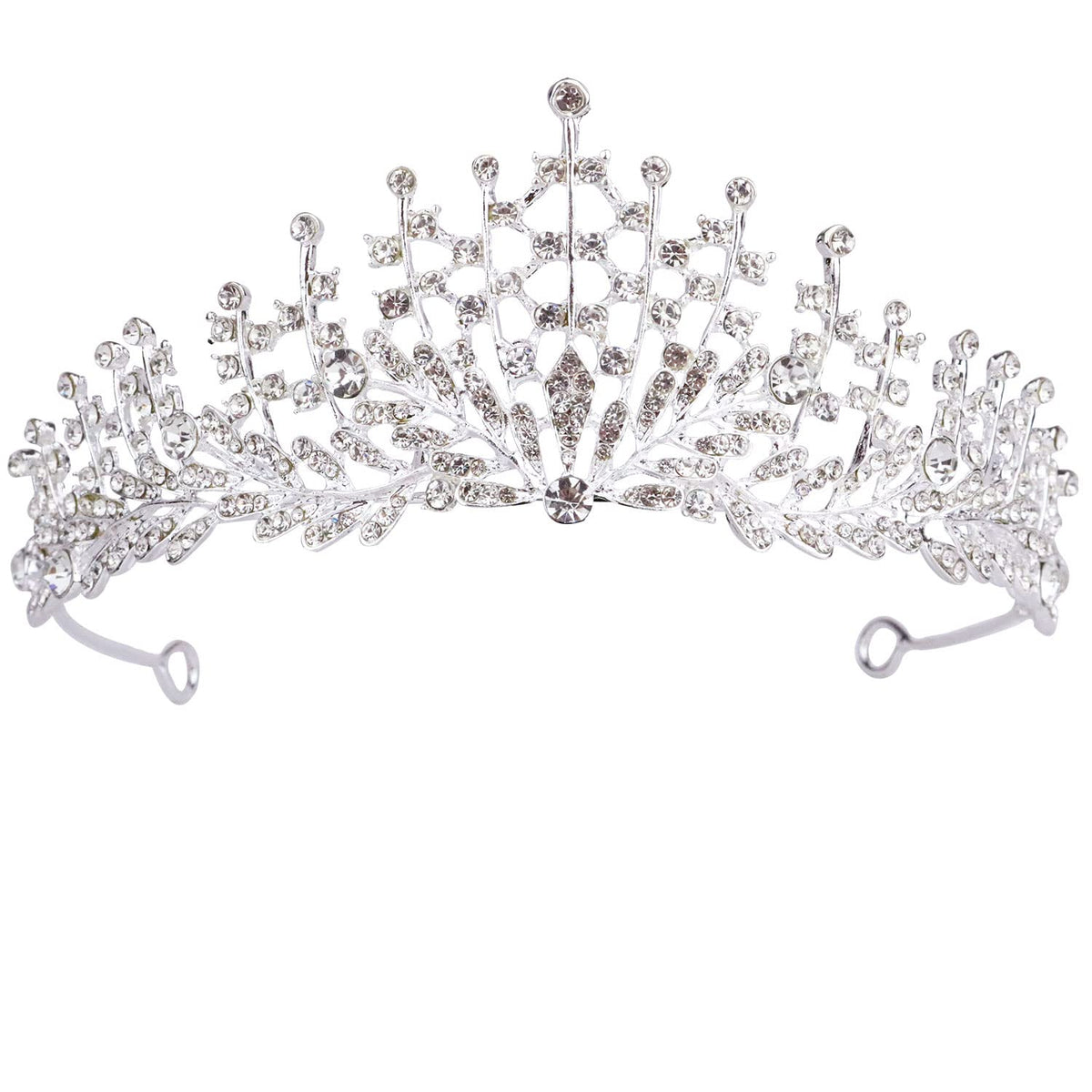 Baroque Crystal Queen Crowns Tiaras Princess Hair Accessories