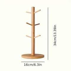 Wooden Cup Holder Tree Household Creative Glass Cup Tea Cup Holder