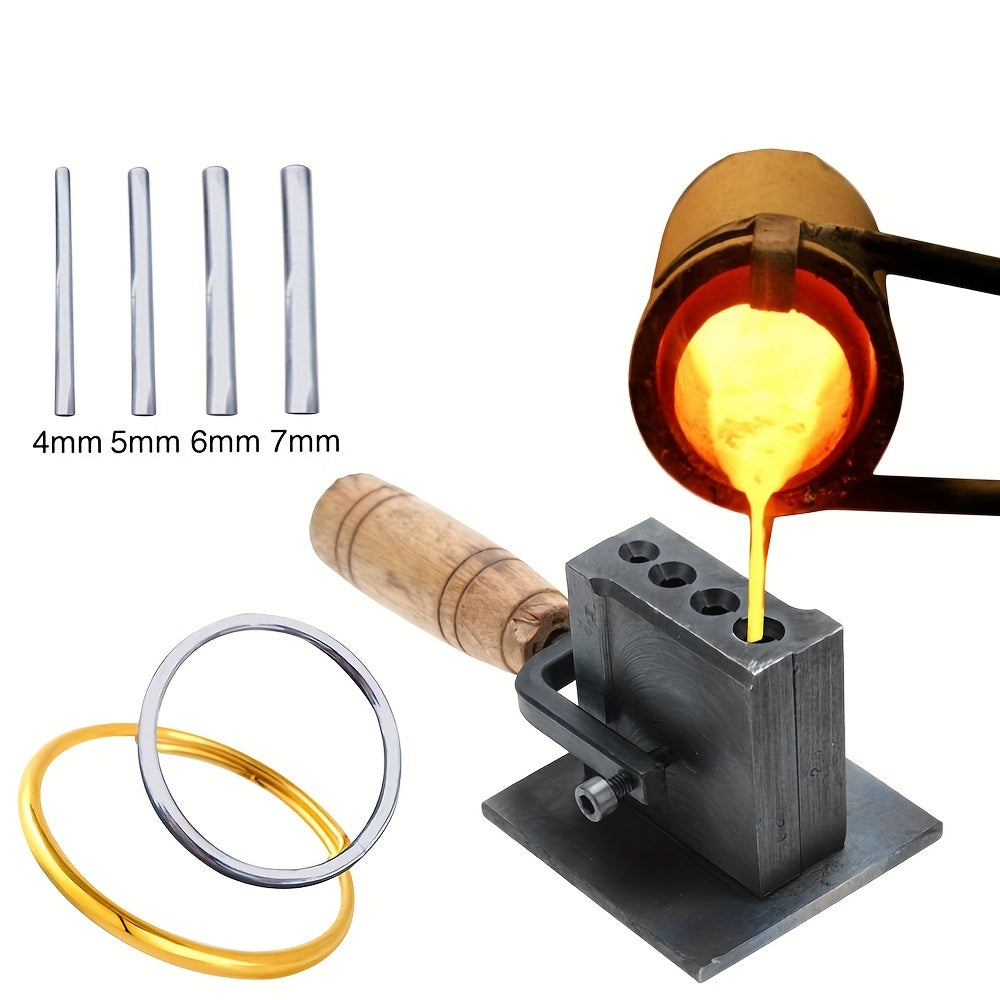 Reversible Jewelry Ingot Wire Mould Groove Mold Making Tools
