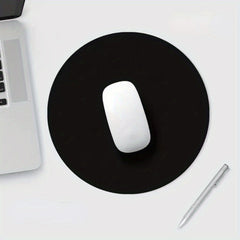 Solid Round Non-slip Mouse Pad for Students Office Computer Laptop