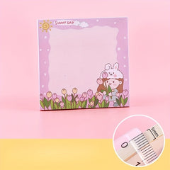 50sheets Cartoon Star Girl Sticky Notes Office Home Reminder Memo Stickers