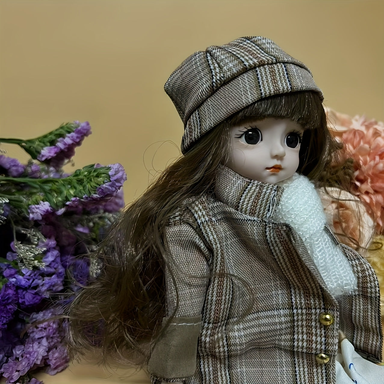 Anime Style Doll Mixed Colors Poseable Figure Collectible Display Collection
