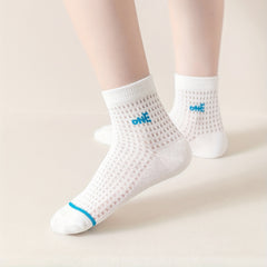 5 Pairs Kids Comfortable Breathable Socks for Spring Summer