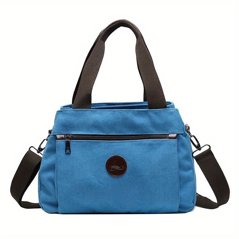 Casual Vintage Satchel Bag Lightweight Handbag