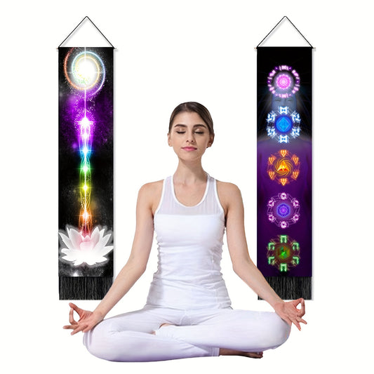 Fitness Tapestry with Tassel for Yoga Meditation