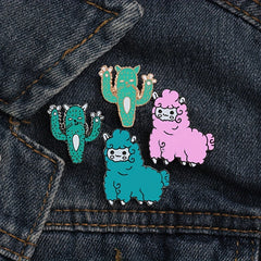 Cartoon Sheep Brooch for Men