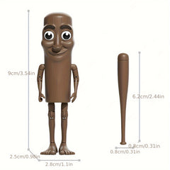 Wooden Stick Figure Assembly Kit Hanging Ornament Doll