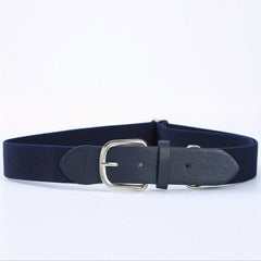 Men's Baseball Belt - Adjustable Elastic Waistband for Comfort