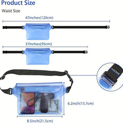 Waterproof Waist Pouch for Water Activities Safe Dry S