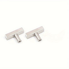 2 Pack Square Cabinet Knobs Drawer Knobs 5cm Stainless Steel