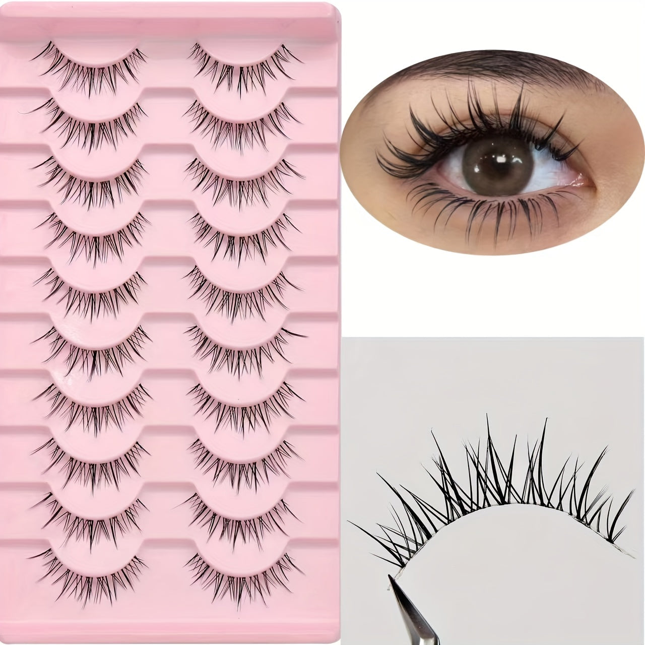 Comics Thai Makeup Lashes Little Devil Fairy False Eye Lashes