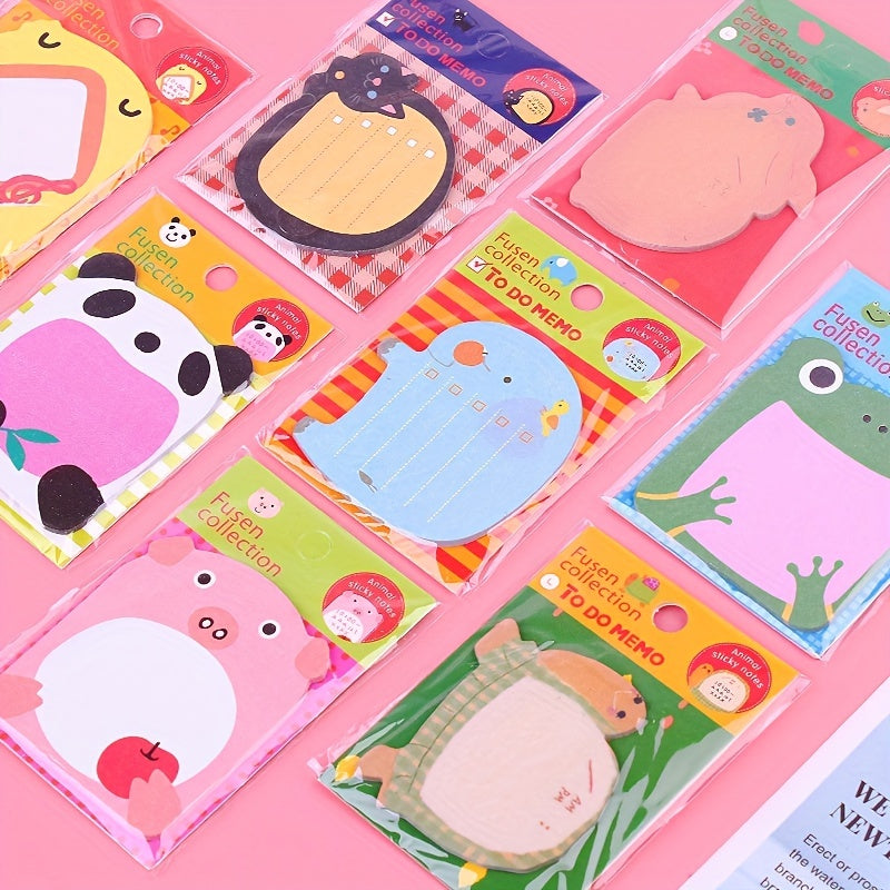 Animal Shaped Sticky Notes for Students and Office Use