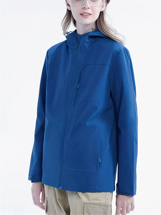 Women's Soft Shell Hooded Jacket Waterproof & Windproof
