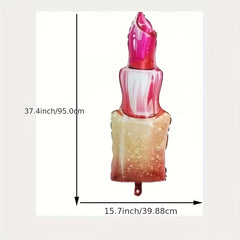 4pcs Red Lips Balloons Foil Mylar Balloons for Party