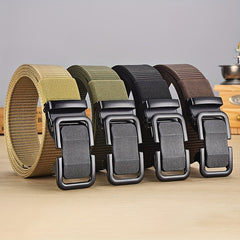 Men's Toothless Automatic Buckle Nylon Waistband