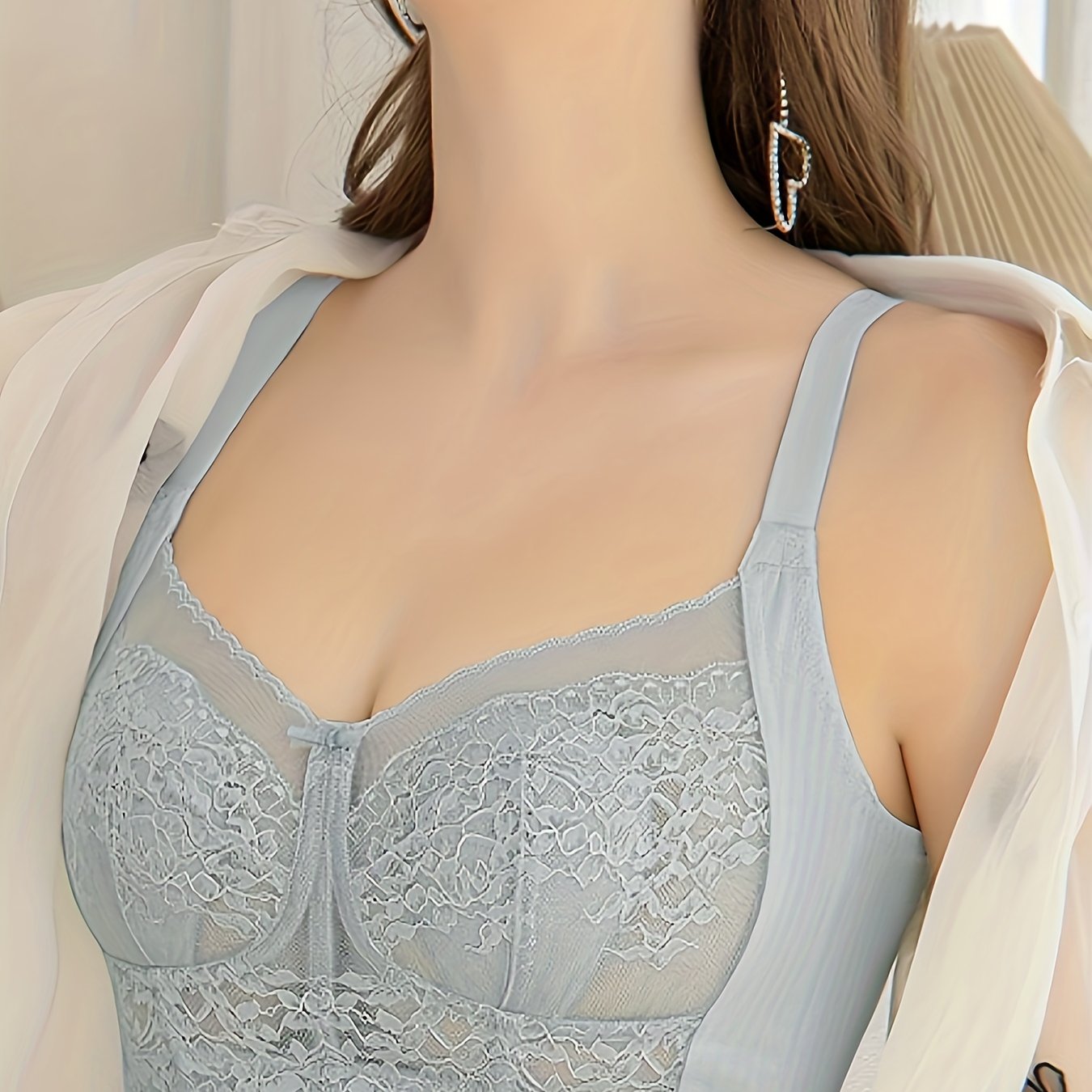 Comfy Wireless Lace Push Up Bra