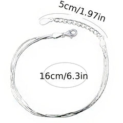 Snake Chain Women Bracelet Anklet
