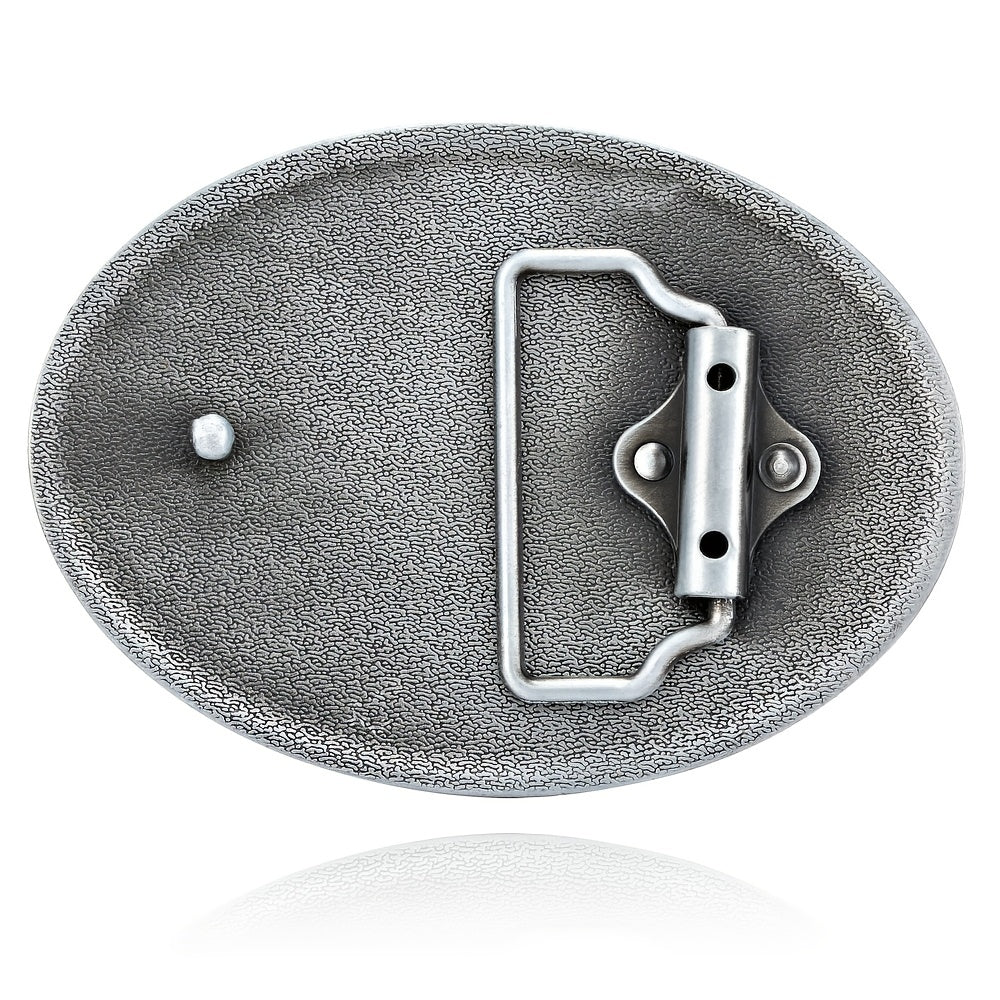 Western Cowboy Belt Buckle Retro Pattern COWBOYUP Personality Buckle