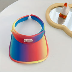 Sun Protection Cap Gradient Anti Ultraviolet Large Brim Hat