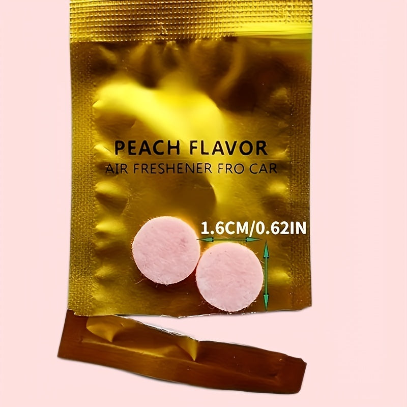 6pcs Car Fragrance Tablets Air Freshener Replacement Vent Perfume Refill