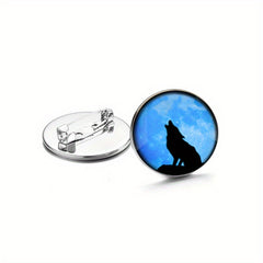 Wolf Totem Brooch Pin - Animal Lover Jewelry Accessory