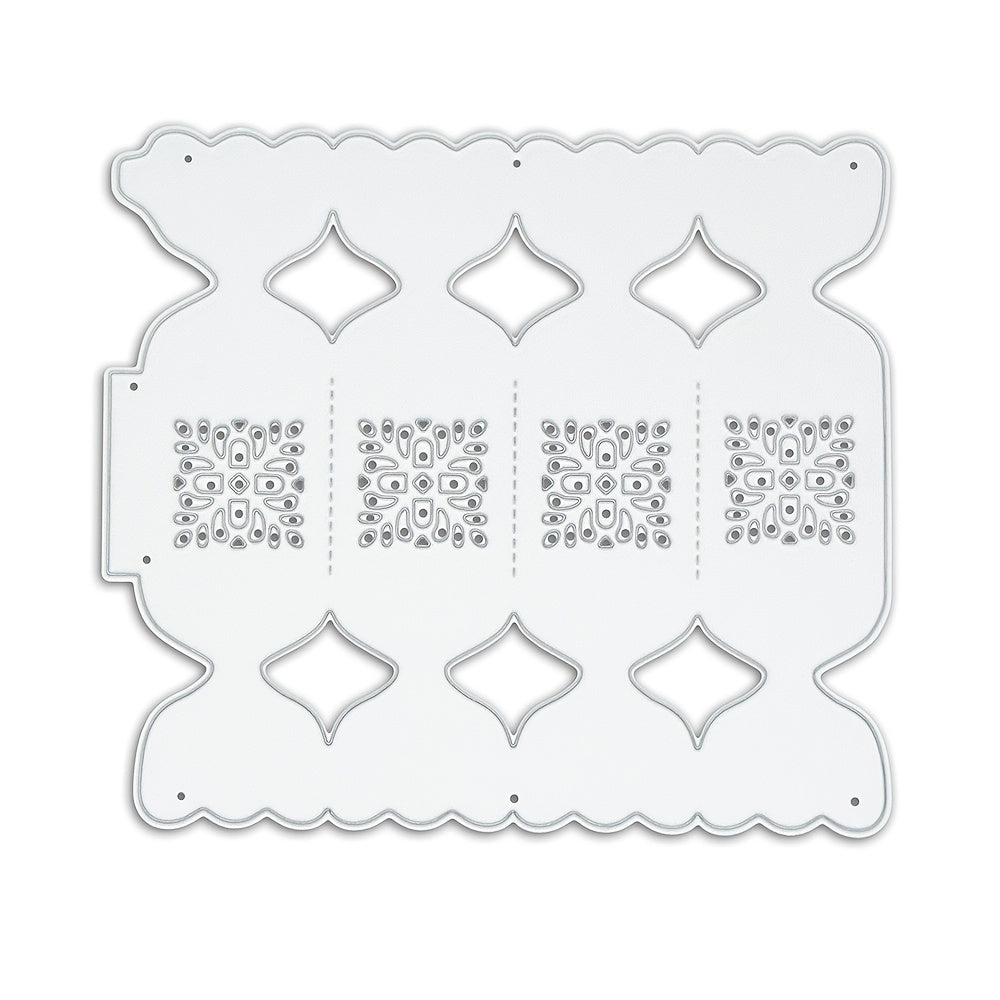 3D Embossing Metal Cutting Dies Candy Shape Gift Package Box Stencil