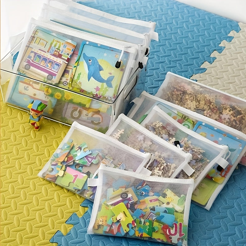 Building Block Puzzle Toy Storage Bag Halloween Theme