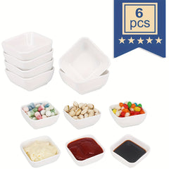12 Pcs Ceramic Dip Bowls Set 3 Oz Condiments Server Dishes Mini Bowls