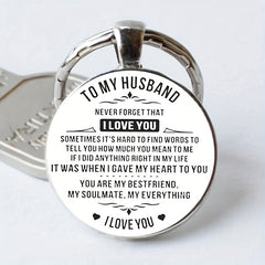 Men's Vintage Love Letter Keychain
