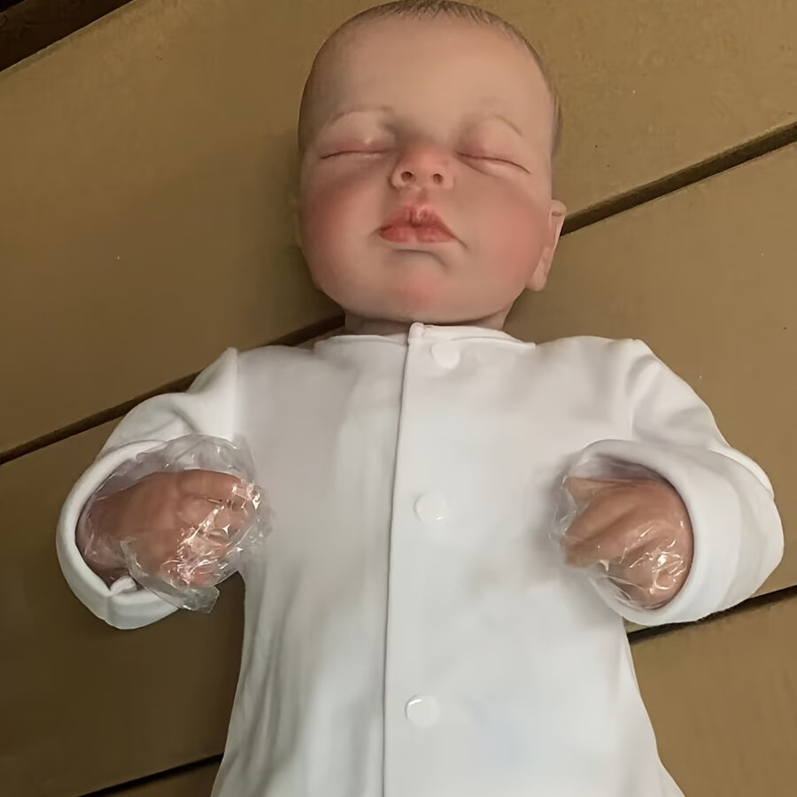 Hand Painted 3D Skin Reborn Baby Doll 19inch Perfect Gift