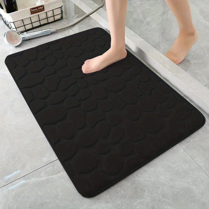 Soft Memory Foam Bath Rug, Water Absorbent, Non Slip, Washable