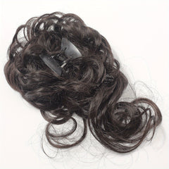 Curly Wigs Ponytail Hair Extension PVC Simulation Hair