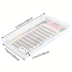 DIY Lash Extension Soft Clusters Wispy Lashes 100pcs C Curling 8-13mm