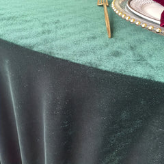 Round Velvet Tablecloth Table Cover For Weddings Parties Baby Showers And Events