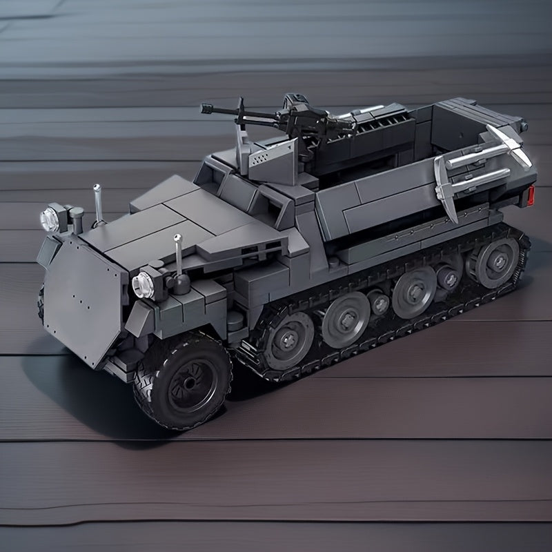 Creative Tank Building Blocks Set Home Decorations