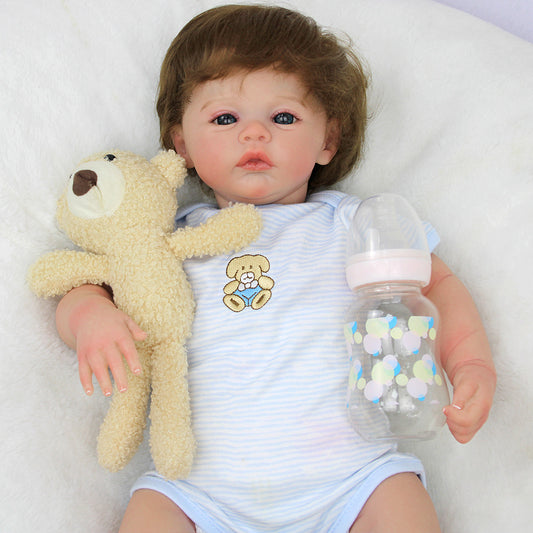 18-Inch Realistic Soft Body Reborn Baby Doll for Kids - Christmas Gift